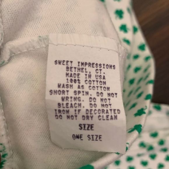 Onesie Hat Baby Toddler St. Patrick’s Day Shamrocks St. Paddy’s Day 18-24 Months - Picture 5 of 6